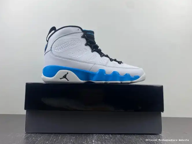 Official Maikesneakers Blue Air Jordan 9 Powder FQ8992-101 0522